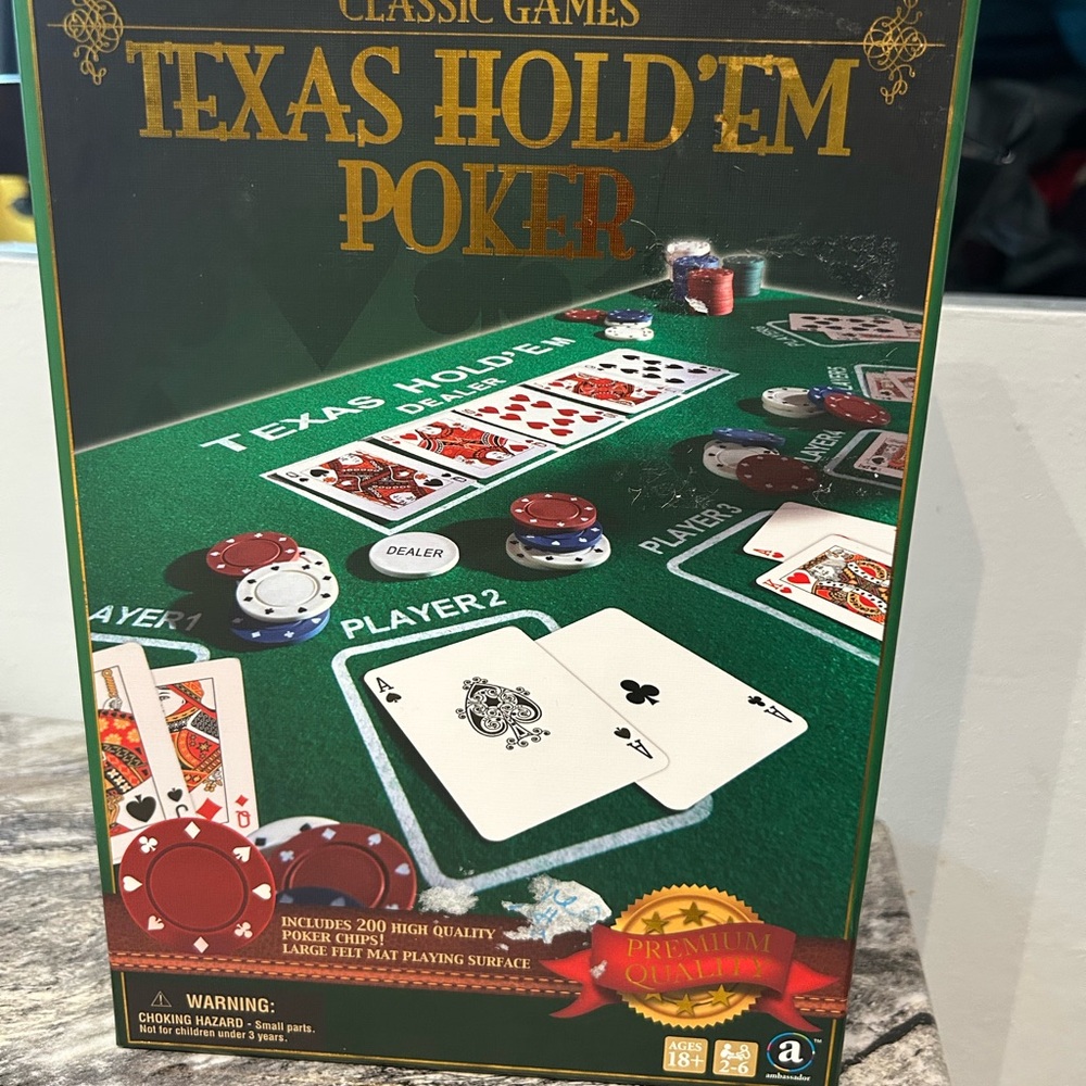Classic Texas Hold'em Poker Set - Green